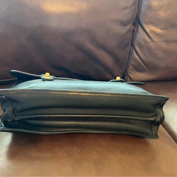 Jack Georges Classic Black Leather Briefcase - Picture 5 of 16